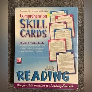 Comprehension Skill Cards NEW reading level 3-4